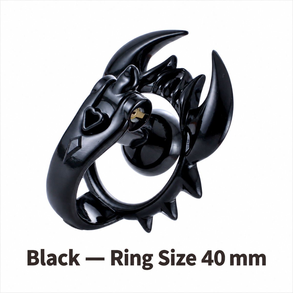 Schwarze Scorpion mit 40-mm-Ring