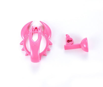 Pinke Scorpion mit separatem Stützteil