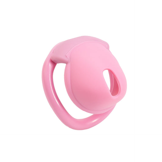 Pinke Silikonkuppel schräg