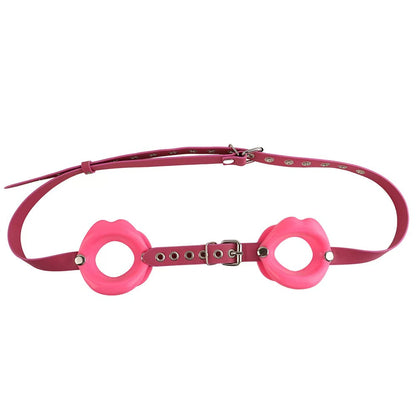 Pinkes Harness seitlich