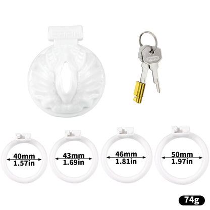 Weißes Set mit vier Ringen