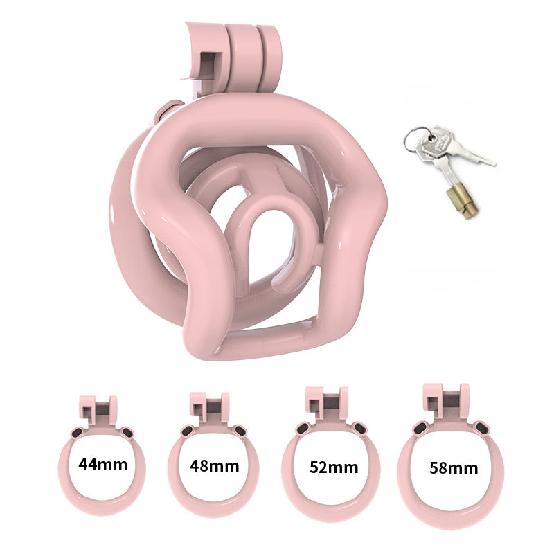 Pinkes Set mit vier Ringen
