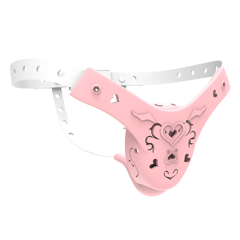 Pinke Ornamentfront mit weißen Bändern
