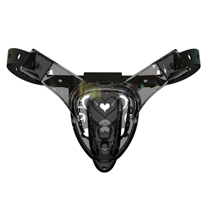 Schwarz-transparente Front von vorne