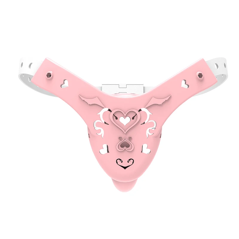Pinke Herzfront von vorne