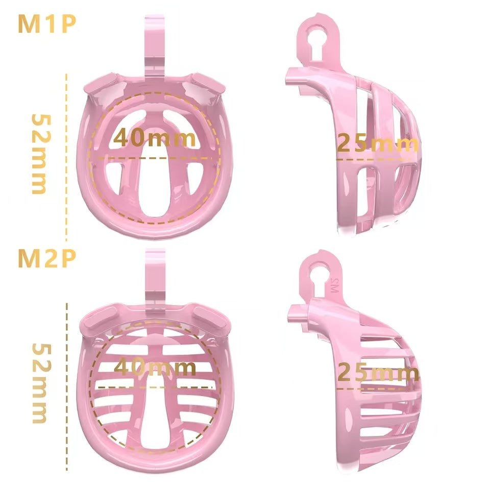 Maße der pinken Modelle M1 und M2