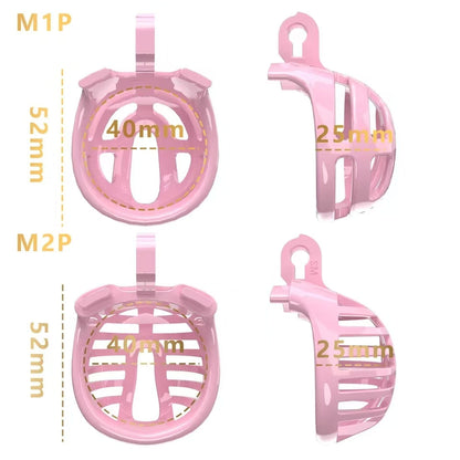 Maße der pinken Modelle M1 und M2