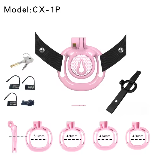 Pinkes CX-1-Set mit Zubehör