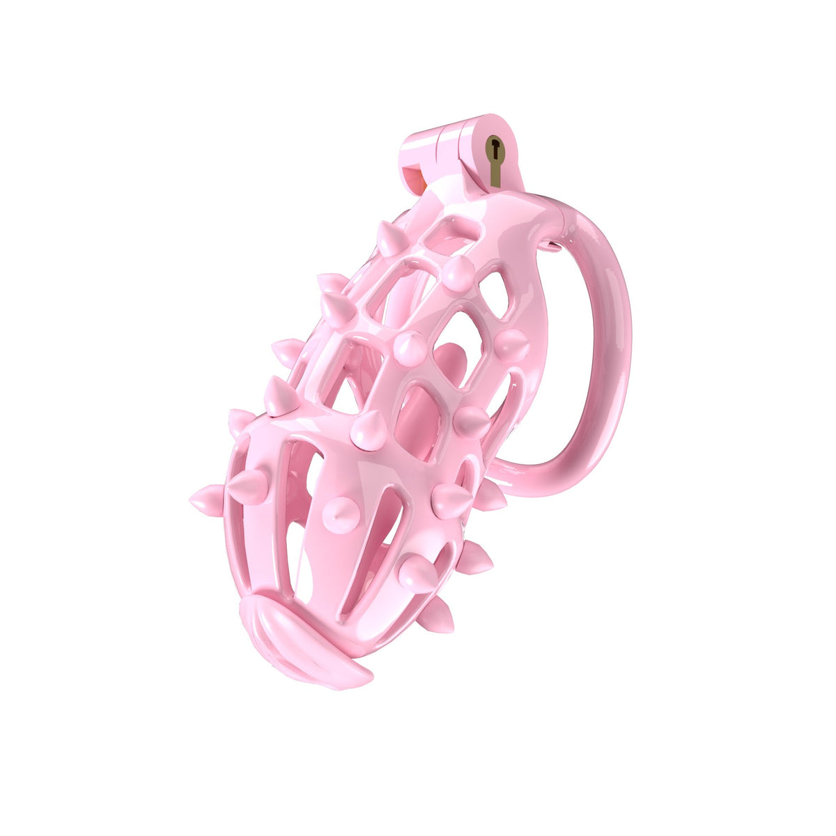 Lange pinke Hülle mit Noppen