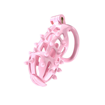 Lange pinke Hülle mit Noppen