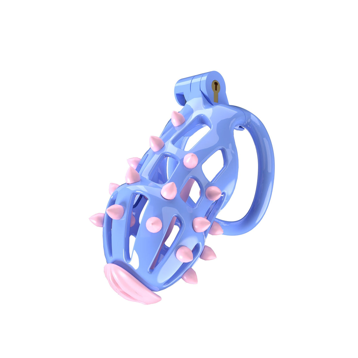 Blauer FlexiSpike mit pinken Silikonnoppen