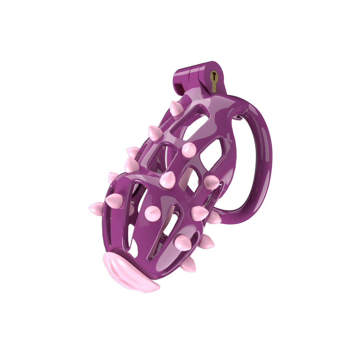 Lilafarbener FlexiSpike mit pinken Noppen