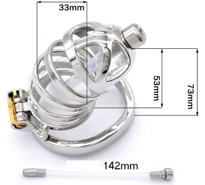 Maße der Ausführung mit rundem Ring und 142-mm-Röhrchen