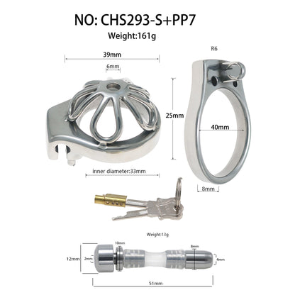 40-mm-Set mit PP7-Maßzeichnung