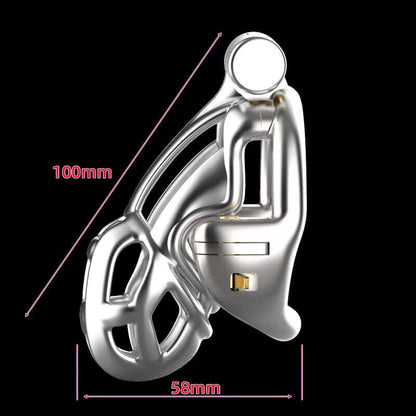 Maßzeichnung der kleinen Ausführung mit 100 × 58 mm
