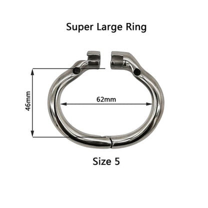 Größter Basisring mit 62 × 46 mm Innenmaß