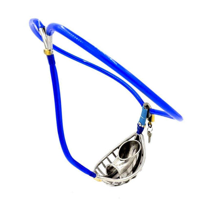 Blauer Gürtel seitlich