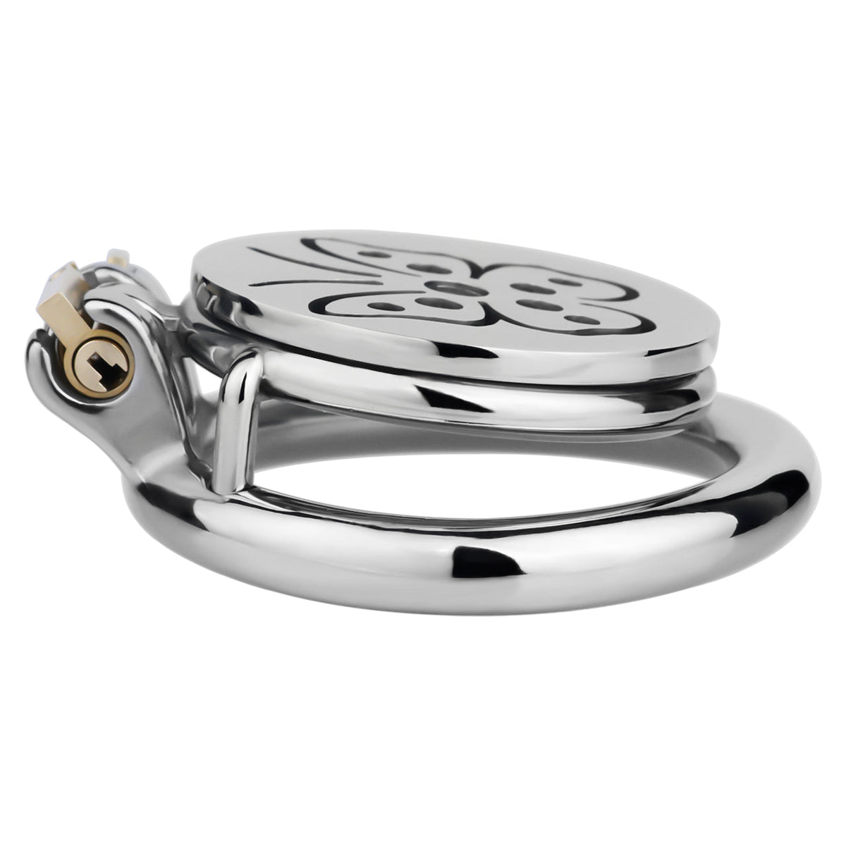 Runder Ring im Seitenprofil