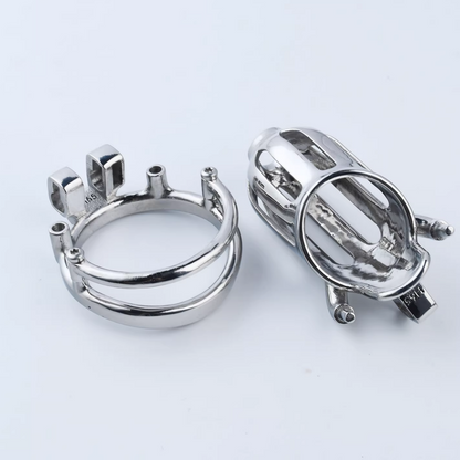 Hülle, Ring und Haltebügel nebeneinander