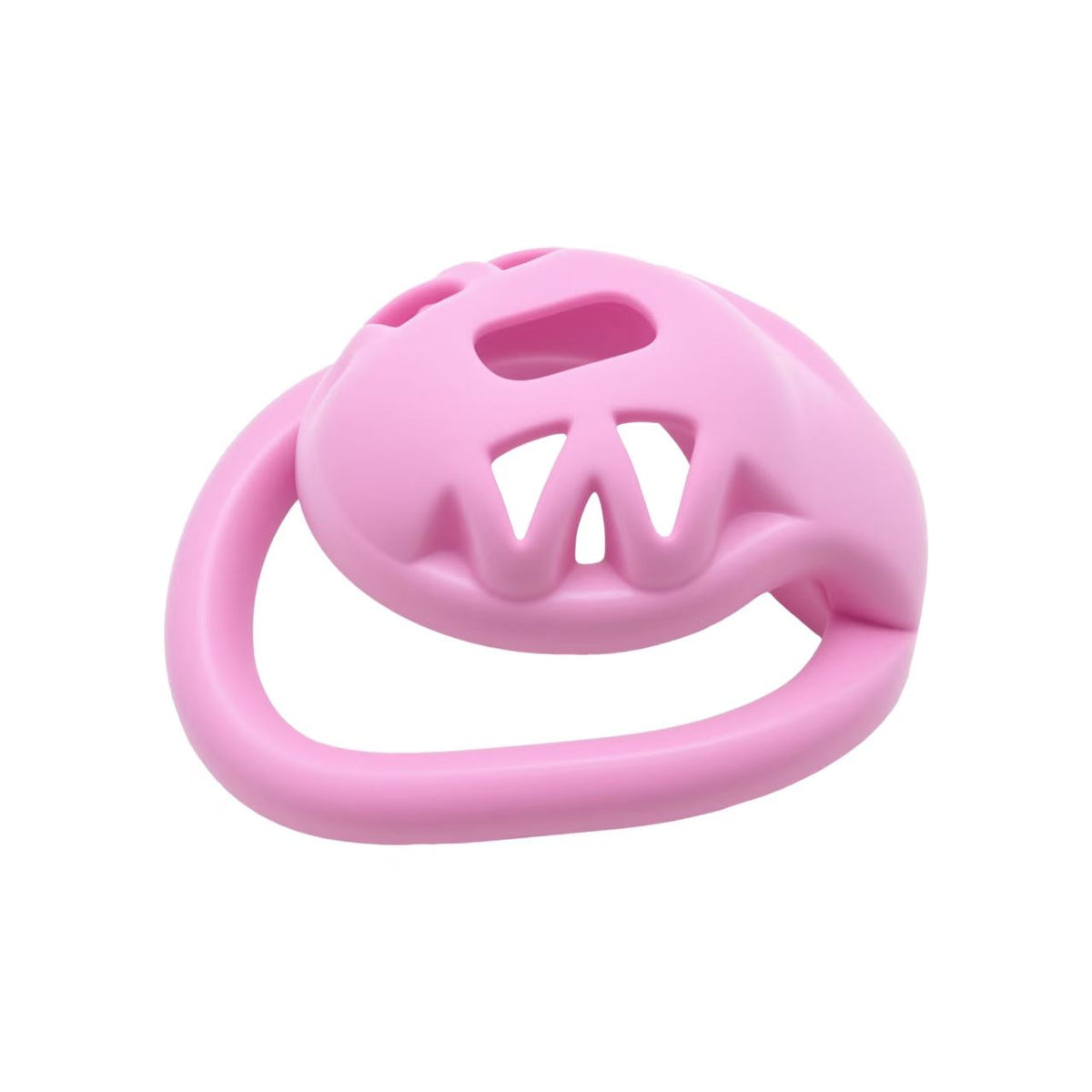 Pinke Kappe in Schrägansicht
