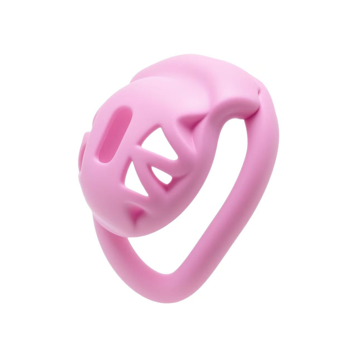 Pinke Kappe aufrecht