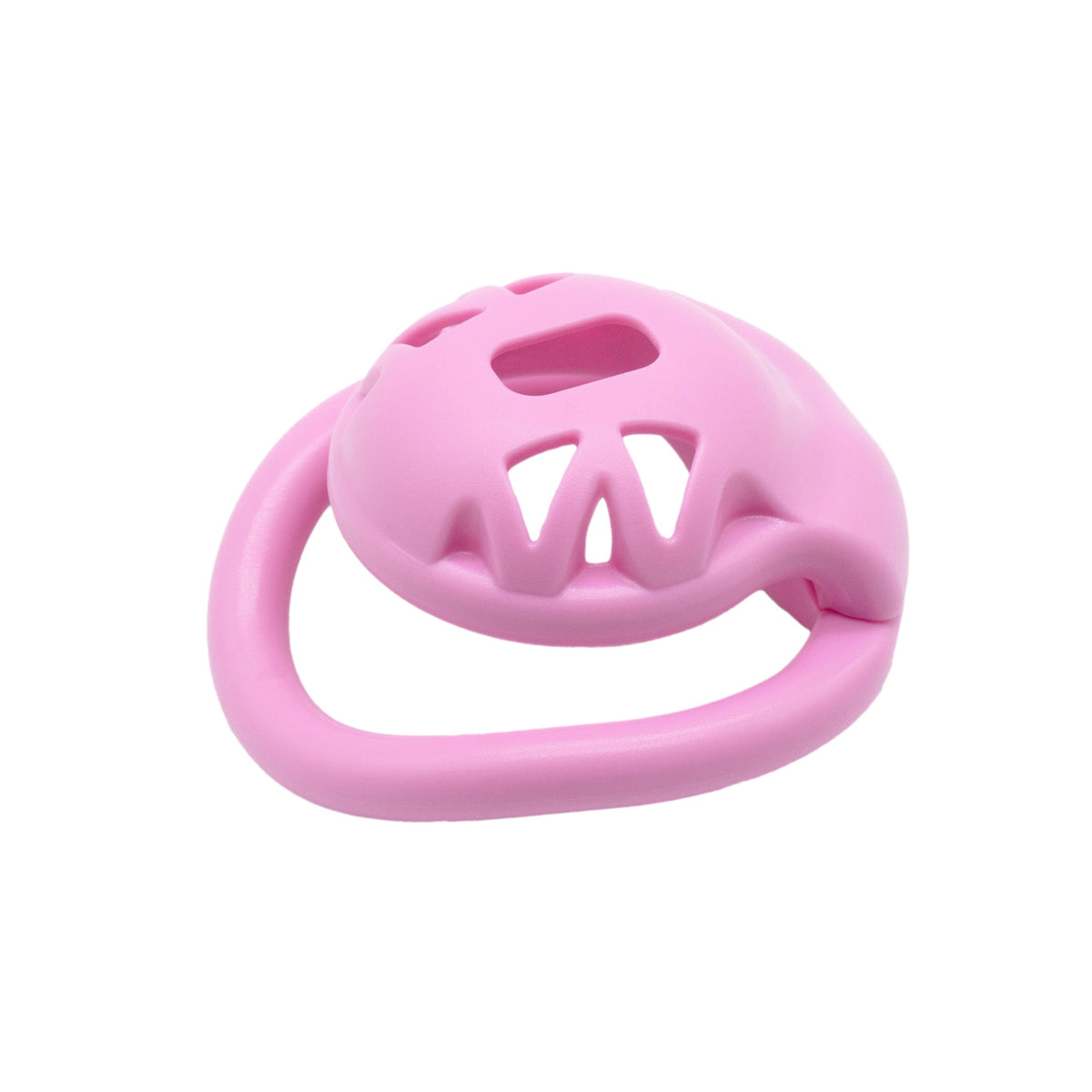 Pinke Kappe flach liegend