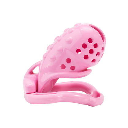 Pinke Hülle im Seitenwinkel