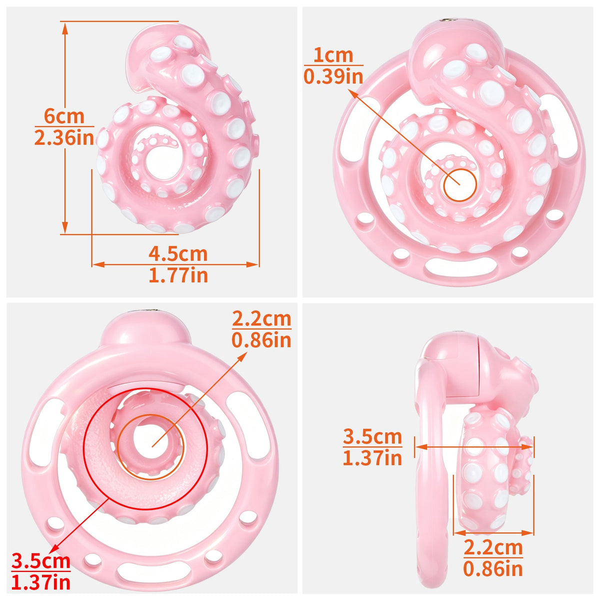 Maße der pinken Hülle