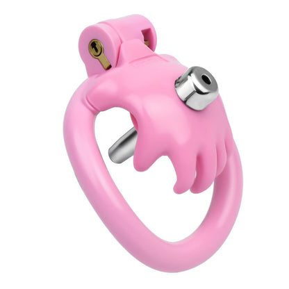 Pinker Hand-of-Desire-Käfig mit Stahleinsatz