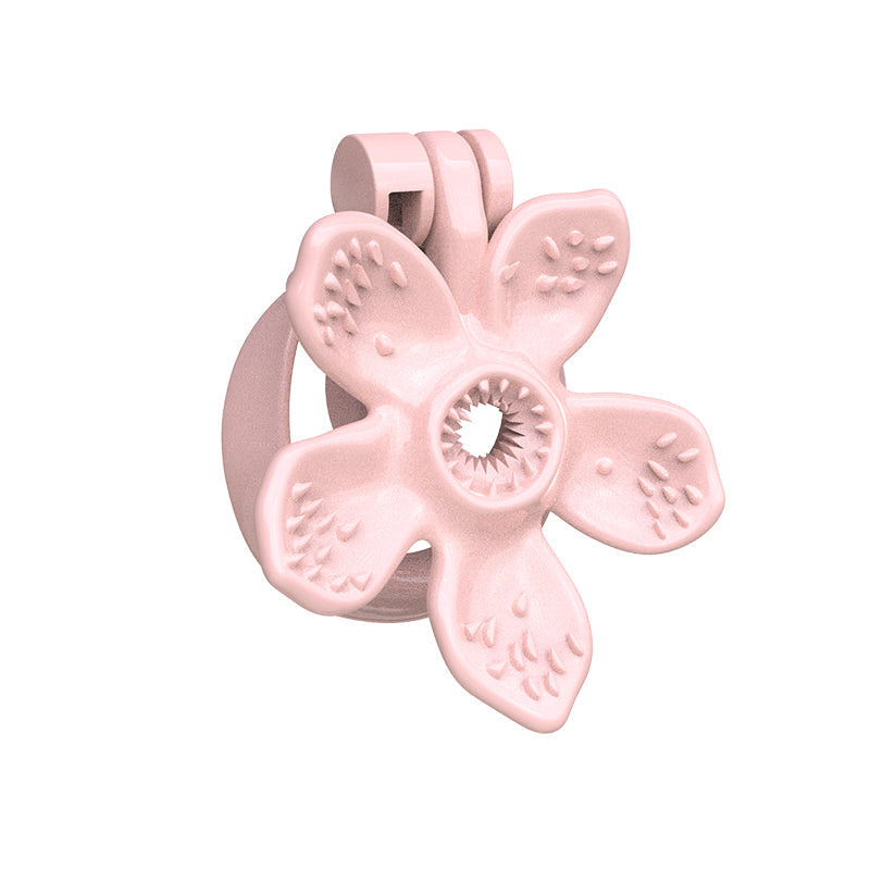 Pinke Blütenfront schräg