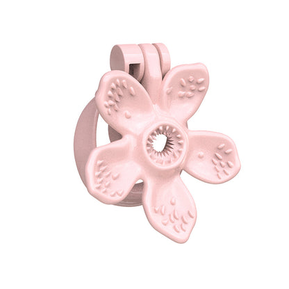 Pinke Blütenfront schräg